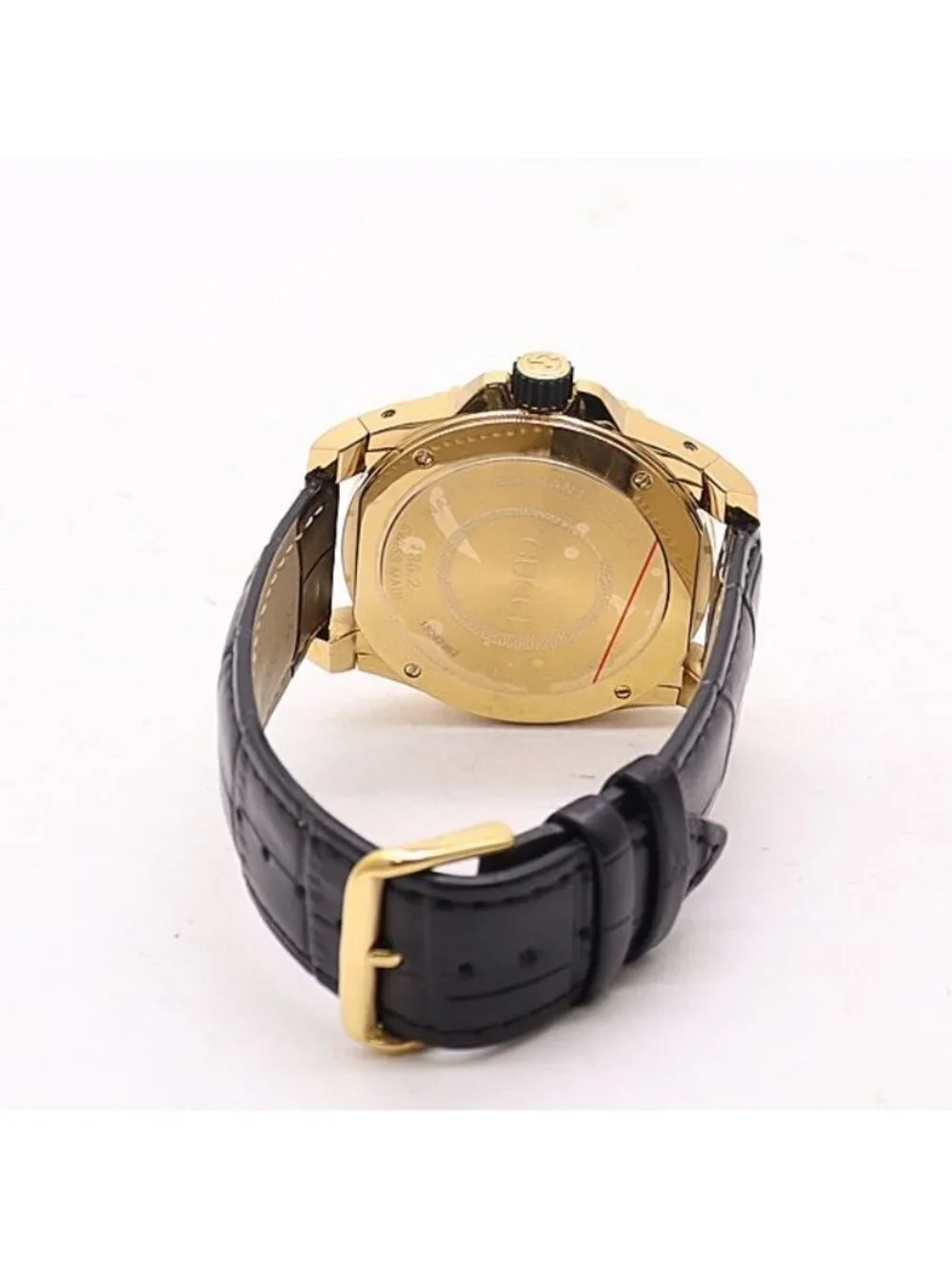 Gucci Dive 136.2 Black Dial Snake Date Watch